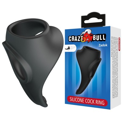 CRAZY BULL - ZADOK ANEL ERGONÔMICO COM ESTIMULADOR PERINEAL - D-245239 - Dona Pimenta