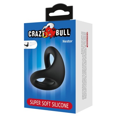 CRAZY BULL - NESTOR ANEL ERGONÔMICO PARA PÊNIS E TESTÍCULOS - D-245240 - Dona Pimenta