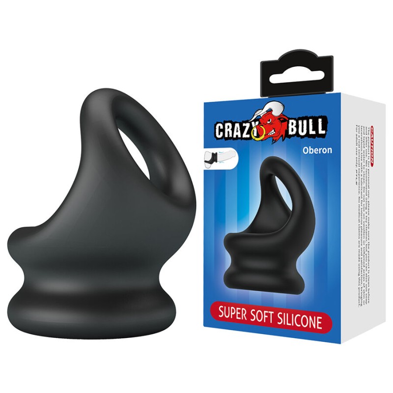 CRAZY BULL - OBERON ANEL DE SUPORTE PARA PÊNIS E TESTÍCULOS - D-245241 - Dona Pimenta