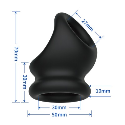 CRAZY BULL - OBERON ANEL DE SUPORTE PARA PÊNIS E TESTÍCULOS - D-245241 - Dona Pimenta