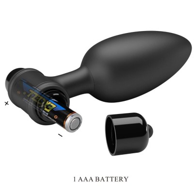 MR PLAY - PLUG ANAL SUPER POWER COM VIBRAÇÃO - D-245194 - Dona Pimenta