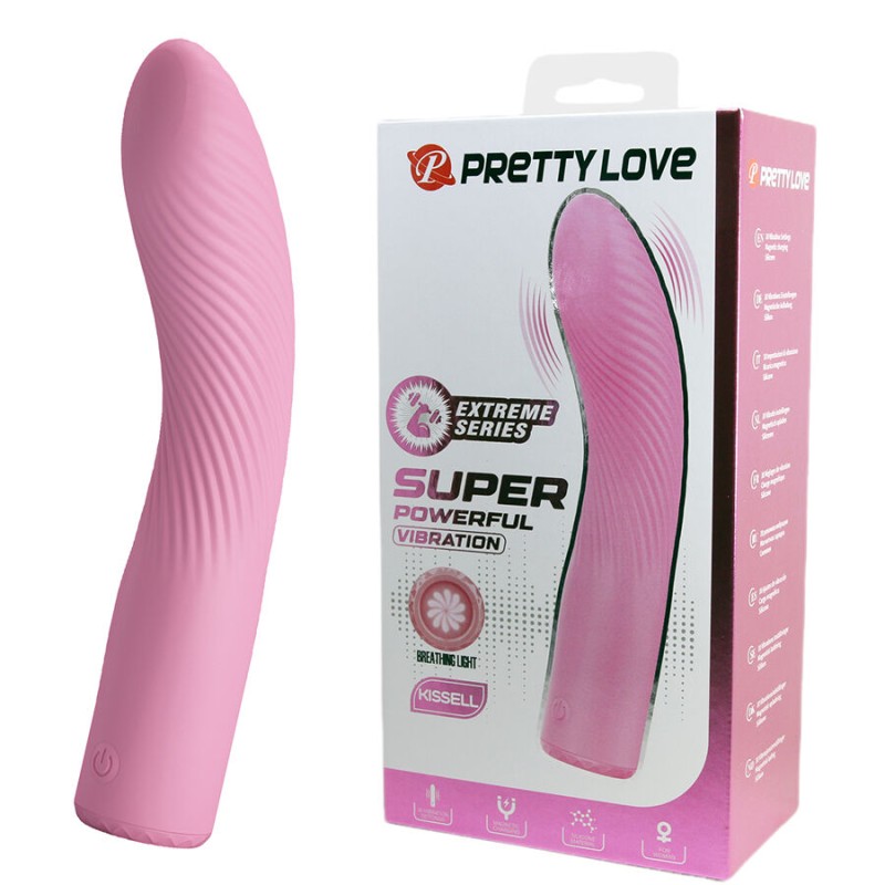 PRETTY LOVE - KISELL VIBRADOR ROSA PARA PONTO G - D-245177 - Dona Pimenta