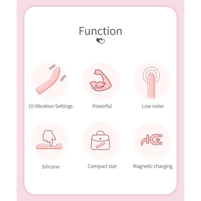 PRETTY LOVE - KISELL VIBRADOR ROSA PARA PONTO G - D-245177 - Dona Pimenta