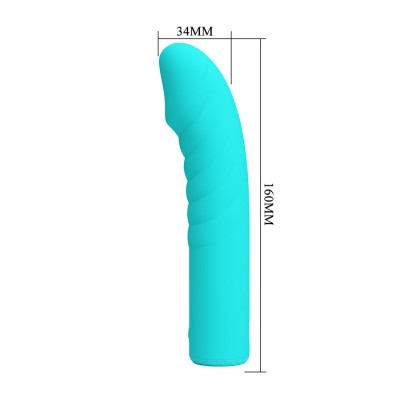 PRETTY LOVE - RYLAN VIBRADOR AZUL PARA PONTO G - D-245178 - Dona Pimenta
