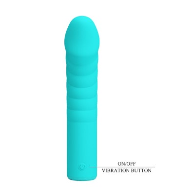 PRETTY LOVE - RYLAN VIBRADOR AZUL PARA PONTO G - D-245178 - Dona Pimenta