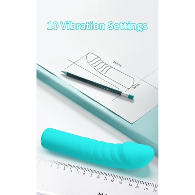 PRETTY LOVE - RYLAN VIBRADOR AZUL PARA PONTO G - D-245178 - Dona Pimenta