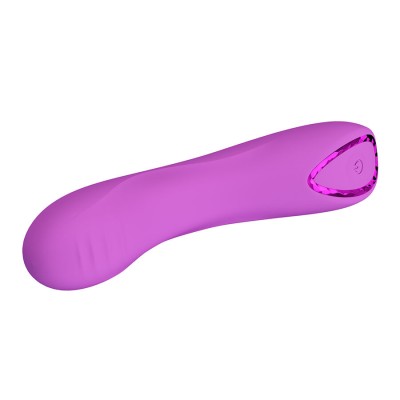 PRETTY LOVE - DJ DICK VIBRADOR ROXO PARA PONTO G - D-245179 - Dona Pimenta