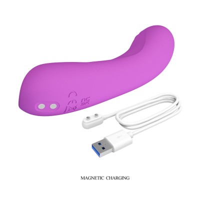 PRETTY LOVE - DJ DICK VIBRADOR ROXO PARA PONTO G - D-245179 - Dona Pimenta