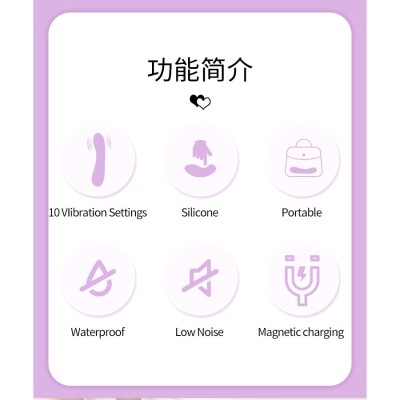 PRETTY LOVE - DJ DICK VIBRADOR ROXO PARA PONTO G - D-245179 - Dona Pimenta