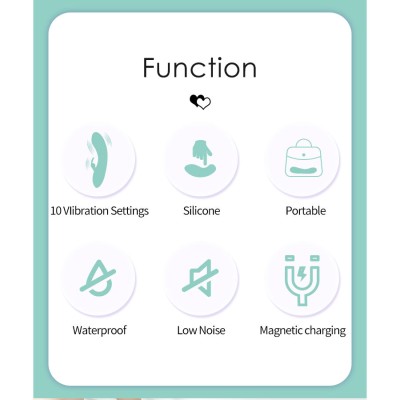 PRETTY LOVE - DJ STICK VIBRADOR G-SPOT TURQUESA - D-245180 - Dona Pimenta