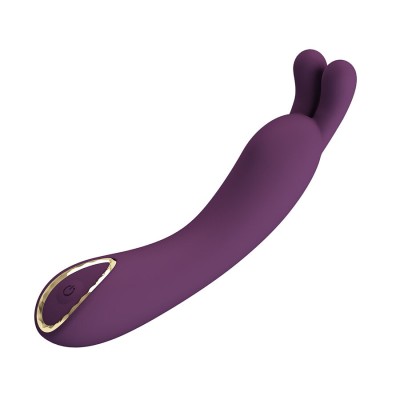 PRETTY LOVE - DJ RABBIT VIBRADOR DE PONTO G ROXO - D-245181 - Dona Pimenta