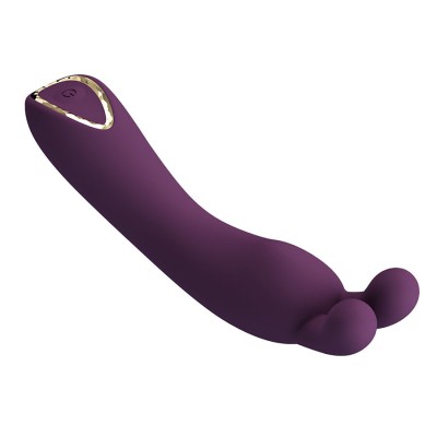PRETTY LOVE - DJ RABBIT VIBRADOR DE PONTO G ROXO - D-245181 - Dona Pimenta