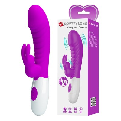 PRETTY LOVE - NAUGHTY VIBRADOR ROXO BUNNY - D-245190 - Dona Pimenta