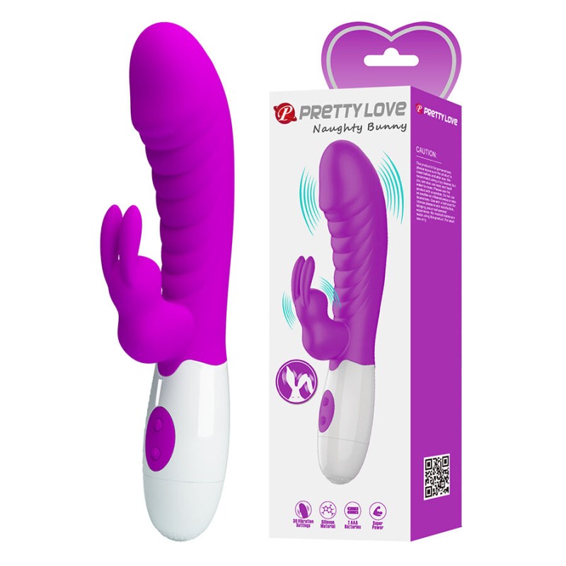PRETTY LOVE - NAUGHTY VIBRADOR ROXO BUNNY - D-245190 - Dona Pimenta