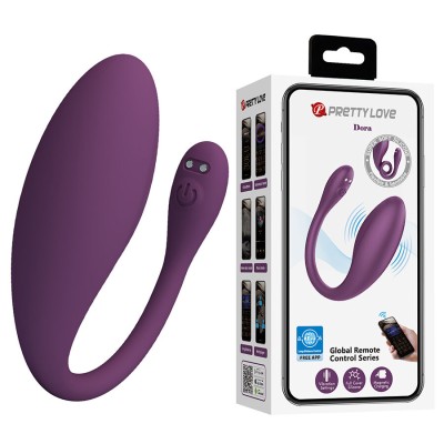 PRETTY LOVE - DORA VIBRADOR INVISÍVEL COM APLICATIVO GRÁTIS - D-245203 - Dona Pimenta