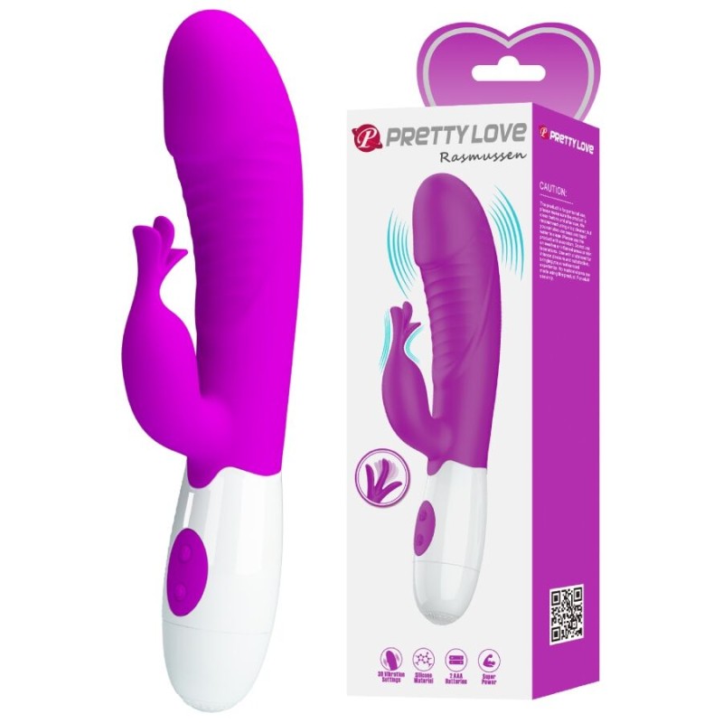 PRETTY LOVE - RASMUSSEN VIBRADOR DE PONTO G ROXO - D-245204 - Dona Pimenta
