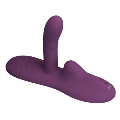PRETTY LOVE - LUKA VIBRADOR DE SENTADO COM EFEITO DE CALOR E CONTROLE REMOTO - D-245218 - Dona Pimenta