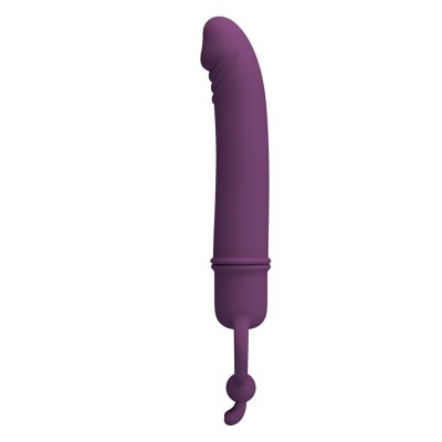 PRETTY LOVE - CORA VIBRADOR EM FORMATO DE PÊNIS COM ANEL DE RESISTÊNCIA - D-245229 - Dona Pimenta