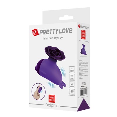PRETTY LOVE - DOLPHIN MINI VIBRADOR COM CLIP - D-245251 - Dona Pimenta