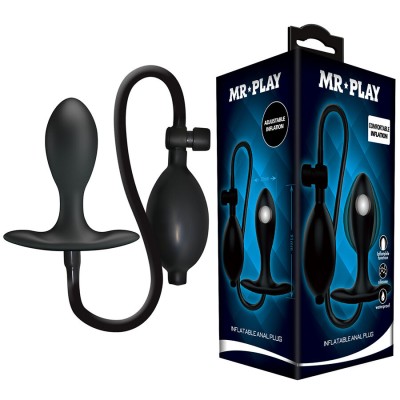 MR PLAY - PLUG ANAL INFLÁVEL AJUSTÁVEL - D-245196 - Dona Pimenta
