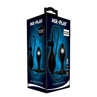 MR PLAY - PLUG ANAL INFLÁVEL AJUSTÁVEL - D-245196 - Dona Pimenta