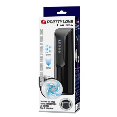 PRETTY LOVE - LARISSA MASTURBADOR DE SUCÇÃO VIBRATÓRIO - D-245247 - Dona Pimenta