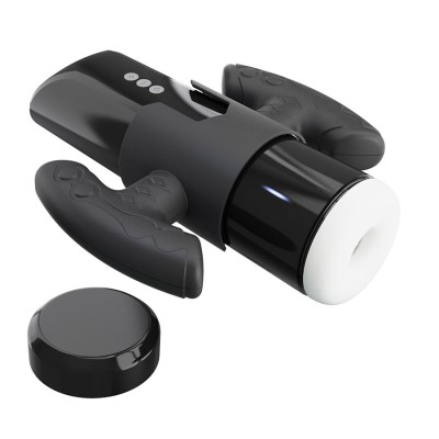 PRETTY LOVE - LARISSA MASTURBADOR DE SUCÇÃO COM VIBRAÇÃO + SUPORTE - D-245252 - Dona Pimenta