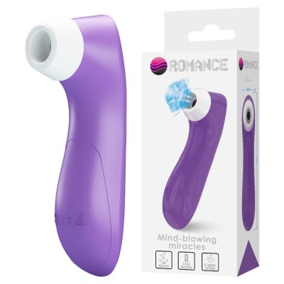 ROMANCE - APARELHO DE SUCÇÃO CLITORIAL COM TECNOLOGIA DE PULSAÇÃO ROXO - D-245246 - Dona Pimenta