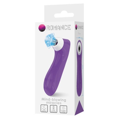 ROMANCE - APARELHO DE SUCÇÃO CLITORIAL COM TECNOLOGIA DE PULSAÇÃO ROXO - D-245246 - Dona Pimenta