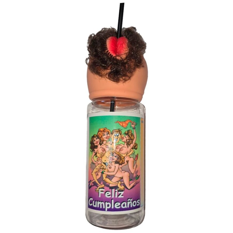 DIABLO PICANTE - GARRAFA LÁBIOS CARNE DE ANIVERSÁRIO 750 ML - D-233588 - Dona Pimenta