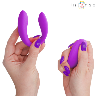 INTENSE - NORA ESTIMULADOR DE CLIPE VIBRATÓRIO ROXO - D-245692 - Dona Pimenta