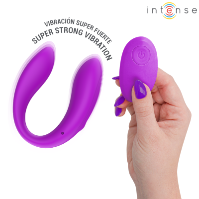 INTENSE - NORA ESTIMULADOR DE CLIPE VIBRATÓRIO ROXO - D-245692 - Dona Pimenta