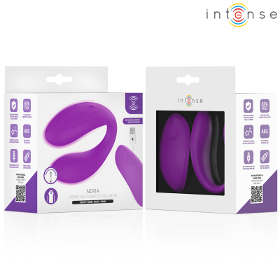INTENSE - NORA ESTIMULADOR DE CLIPE VIBRATÓRIO ROXO - D-245692 - Dona Pimenta