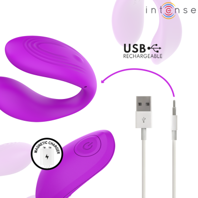 INTENSE - NORA ESTIMULADOR DE CLIPE VIBRATÓRIO ROXO - D-245692 - Dona Pimenta