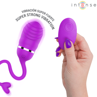 INTENSE - SOOKIE OVO VIBRATÓRIO COM CONTROLE REMOTO ROXO - D-245693 - Dona Pimenta