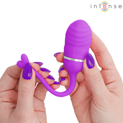 INTENSE - SOOKIE OVO VIBRATÓRIO COM CONTROLE REMOTO ROXO - D-245693 - Dona Pimenta