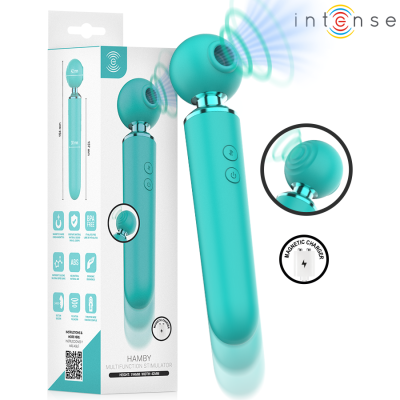 INTENSE - HAMBY ESTIMULADOR MULTIFUNCIONAL DE SUCÇÃO E VIBRAÇÃO - D-245695 - Dona Pimenta