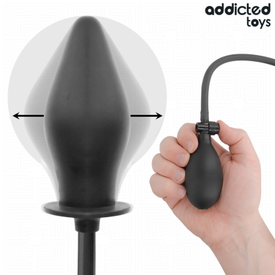 ADDICTED TOYS - PLUG ANAL INFLABLE MODELO 1 - D-244833 - Dona Pimenta