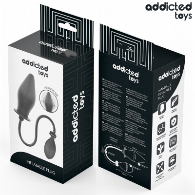 ADDICTED TOYS - PLUG ANAL INFLABLE MODELO 1 - D-244833 - Dona Pimenta