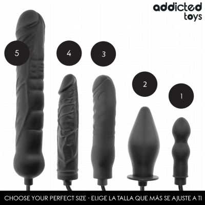 ADDICTED TOYS - PLUG ANAL INFLABLE MODELO 2 - D-244835 - Dona Pimenta