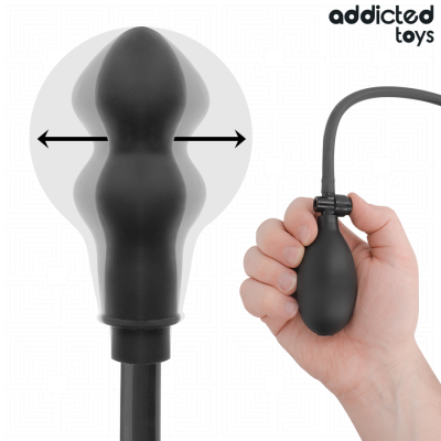 ADDICTED TOYS - PLUG ANAL DOBLE INFLABLE MODELO 3 - D-244836 - Dona Pimenta