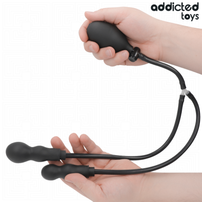 ADDICTED TOYS - PLUG ANAL DOBLE INFLABLE MODELO 3 - D-244836 - Dona Pimenta