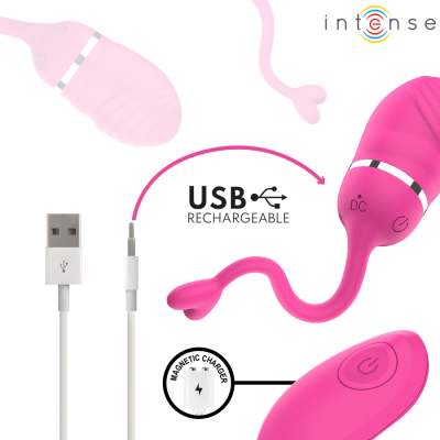 INTENSE - SOOKIE OVO VIBRATÓRIO COM CONTROLE REMOTO ROSA - D-245694 - Dona Pimenta