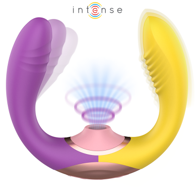 INTENSE - WILLOW - ESTIMULADOR DE SUCÇÃO E VIBRAÇÃO 3 EM 1 - D-245699 - Dona Pimenta