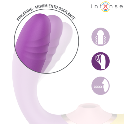 INTENSE - WILLOW - ESTIMULADOR DE SUCÇÃO E VIBRAÇÃO 3 EM 1 - D-245699 - Dona Pimenta