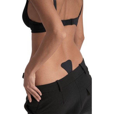 BYE-BRA - TANGA ADHESIVO BEIGE TALLA ÚNICA - D-245507 - Dona Pimenta