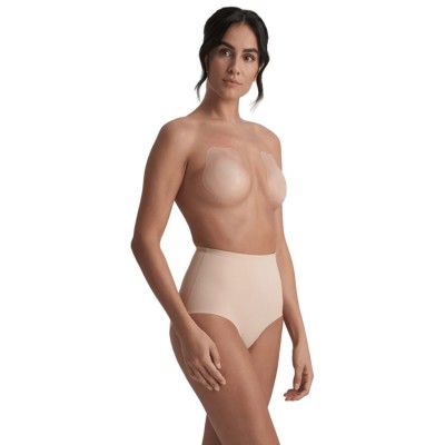 BYE-BRA - RABBIT COPAS DE SILICONA BEIGE TALLA XL - D-245483 - Dona Pimenta