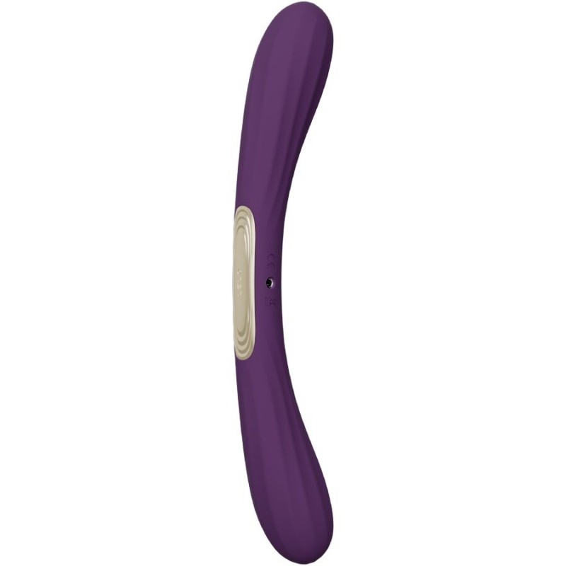 LELO - BOOMERANG VIBRADOR DE DUAS PONTAS ROXO - D-245682 - Dona Pimenta