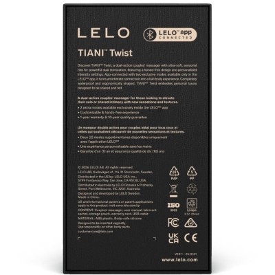 LELO - TIANI VIBRADOR PARA CASAIS TWIST ROSA CLARO - D-245684 - Dona Pimenta