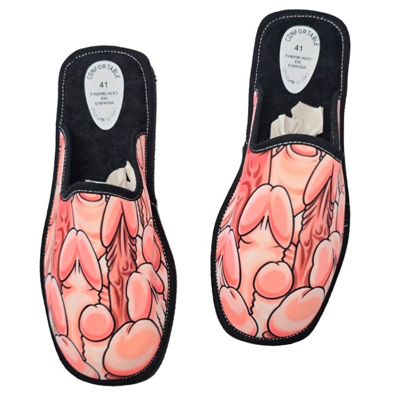 DIABLO PICANTE - SAPATOS EM FORMATO DE PÊNIS TAMANHO MÉDIO 39-40-41 - D-245400 - Dona Pimenta